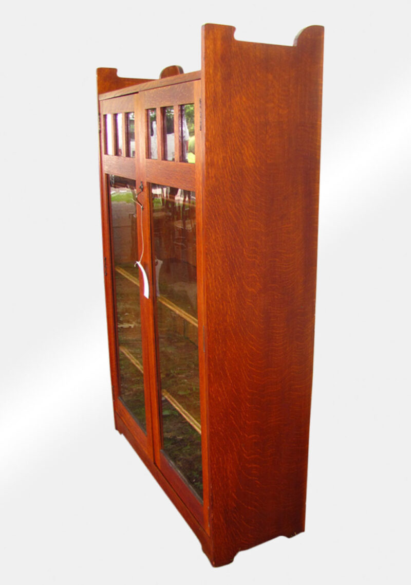 Superb Antique Arts&Crafts China Cabinet W4042 - Image 3