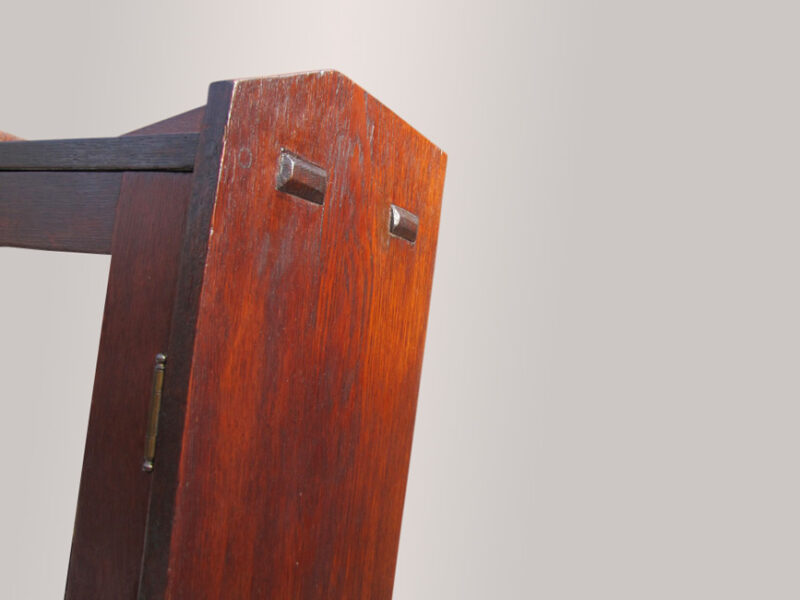 Antique Arts & Crafts Bookcase W4047 - Image 8