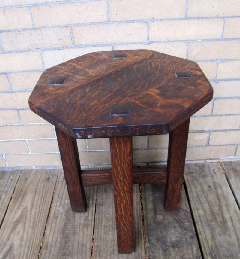 Antique L&jG Stickley Small Table w4060 - Image 8