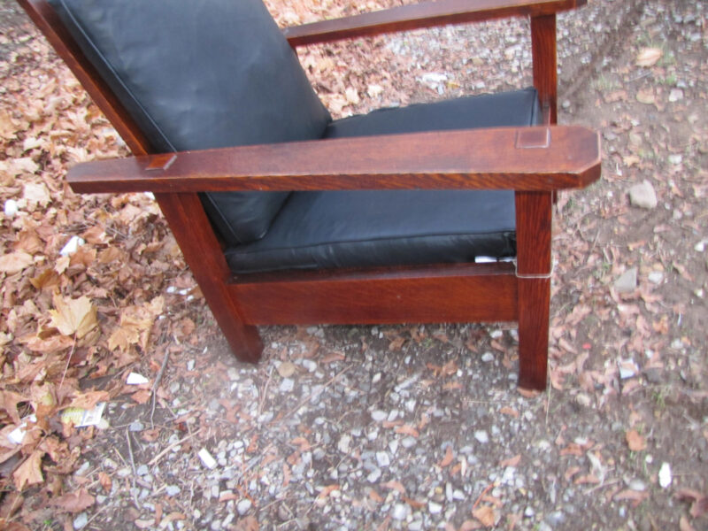 Superb Nice Long And Narrow Stickley Brother Morris Chair w4073? - Image 13