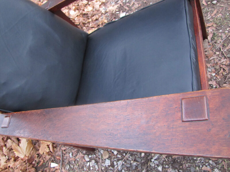 Superb Nice Long And Narrow Stickley Brother Morris Chair w4073? - Image 12