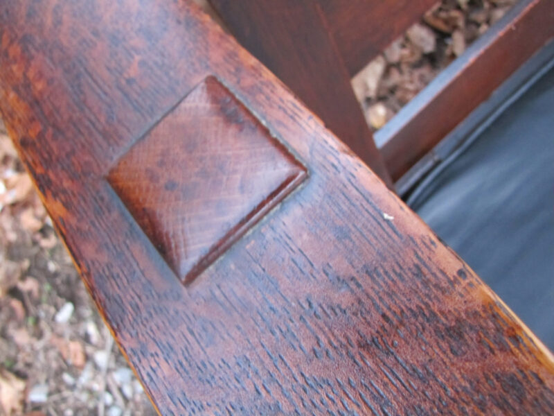 Superb Nice Long And Narrow Stickley Brother Morris Chair w4073? - Image 4