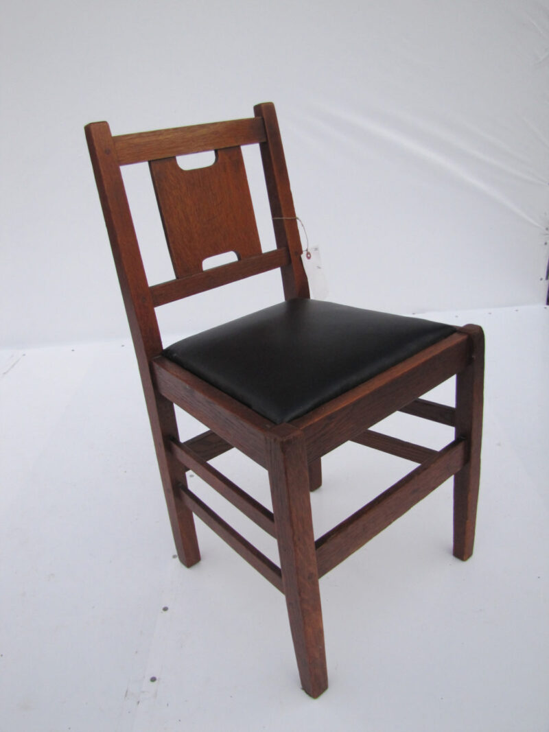 Great Looking Small H Back Gustave Stickley Chair w4092
