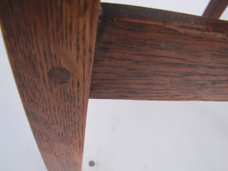 Great Looking Small H Back Gustave Stickley Chair w4092 - Image 5