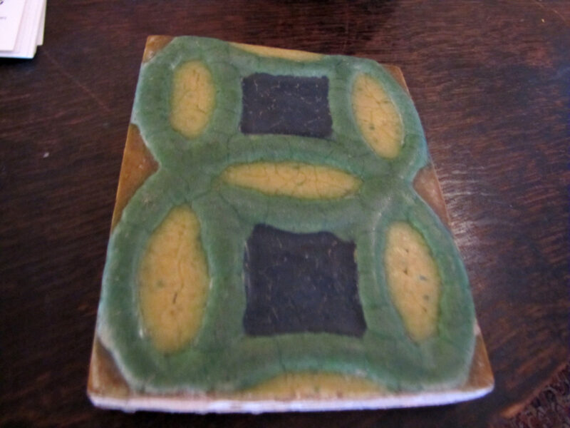 Grueby Pottery Tile W4120 - Image 3