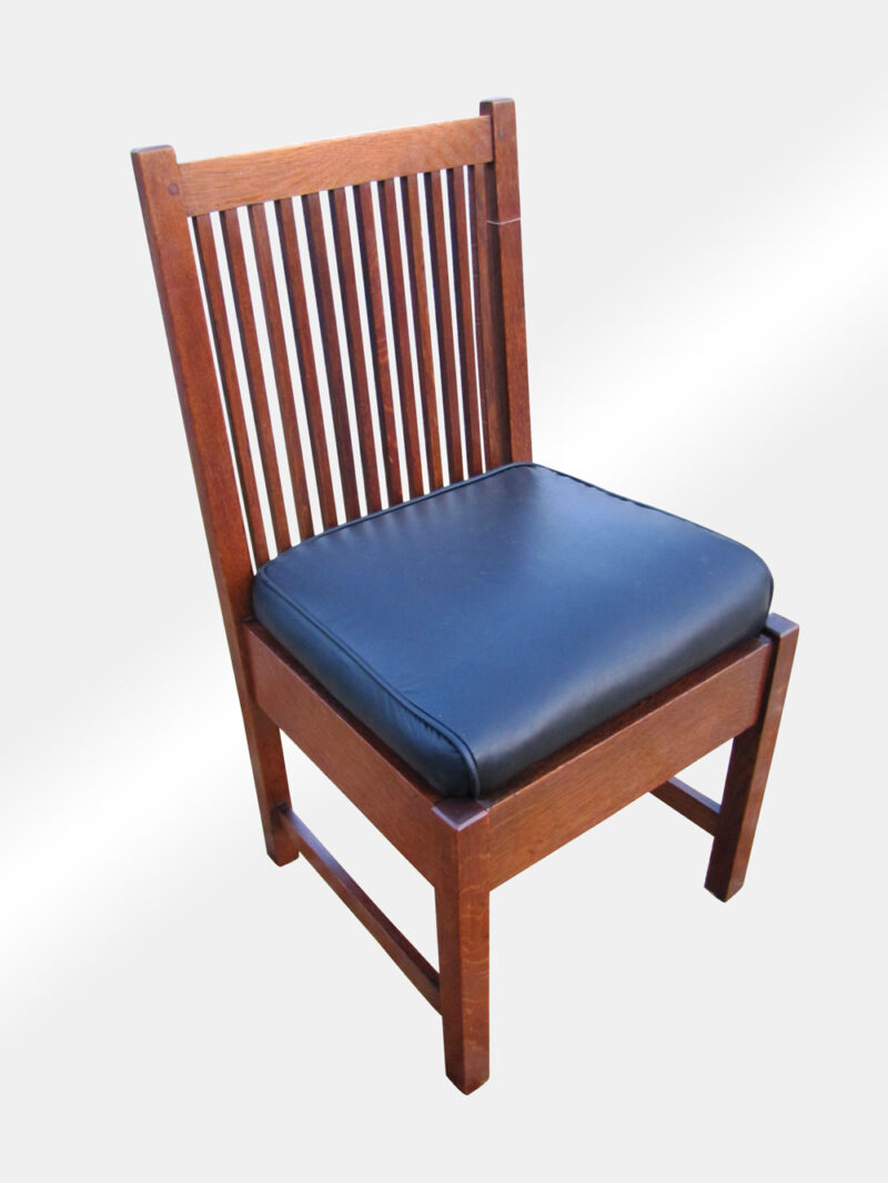 Superb Antique Arts and Crafts Side Chair w4134 - Image 4