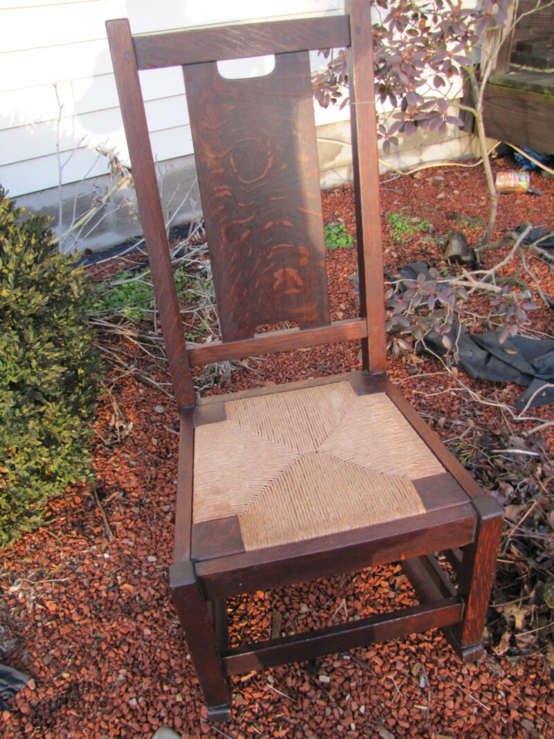 Antique Small Gustav Stickley Rocker w4168