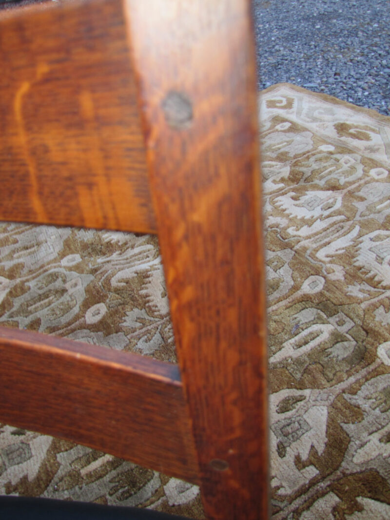 Antique Gustav Stickley Chair w4173 - Image 6