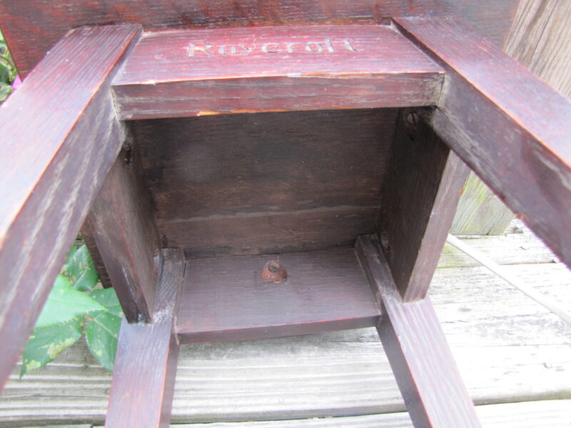 RARE Pair of Roycroft Small Tables Stickley Era w4204-4151 - Image 12