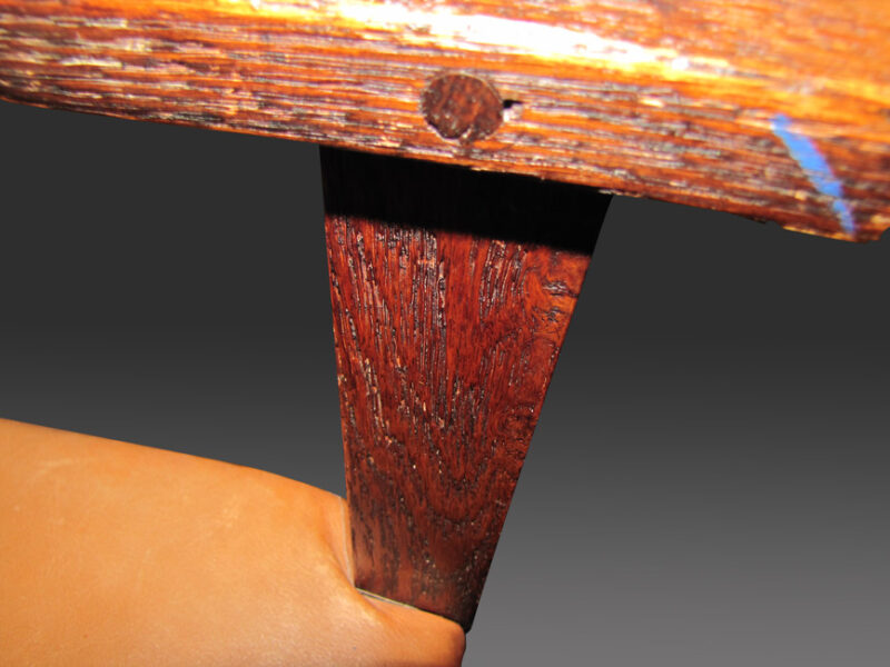 Antique Pair of Gustav Stickley Armchairs w4206 - Image 7