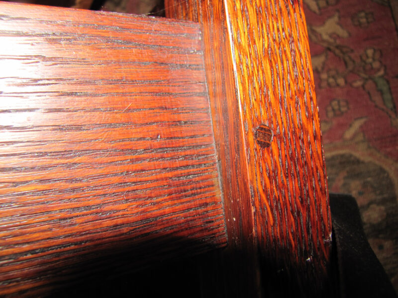 Antique Pair of Gustav Stickley Armchairs w4206 - Image 10
