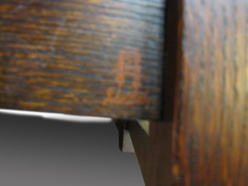 Antique Pair of Gustav Stickley Armchairs w4206 - Image 12
