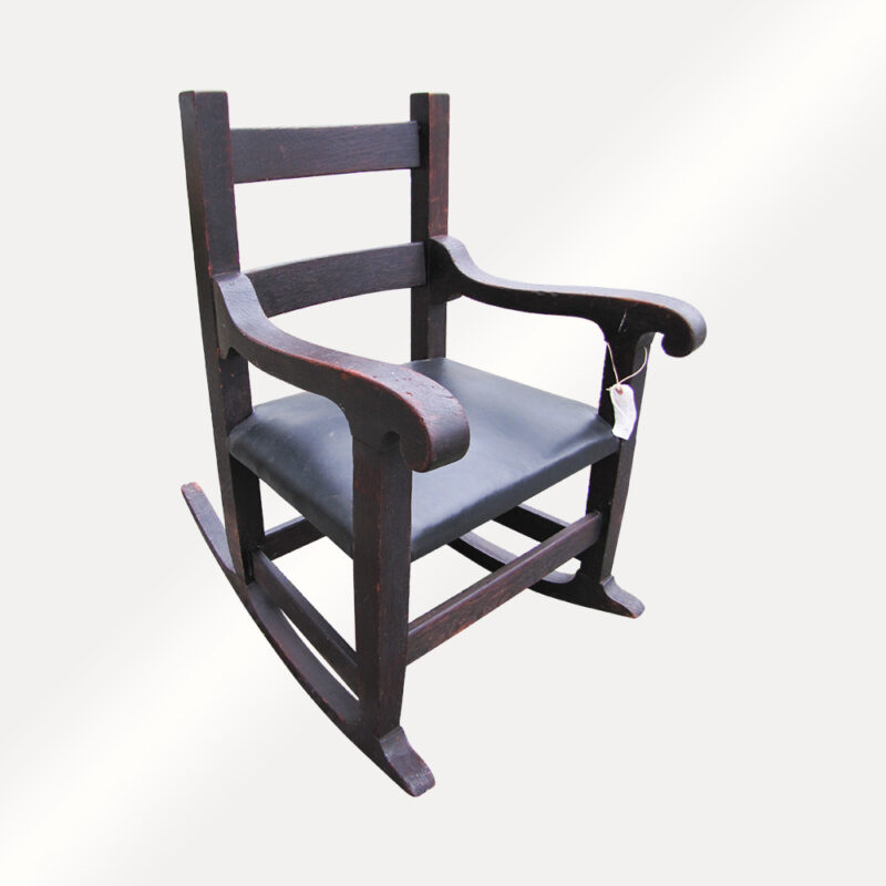 Antique Arts & Crafts McCue Large Rocker. W4212 - Image 10