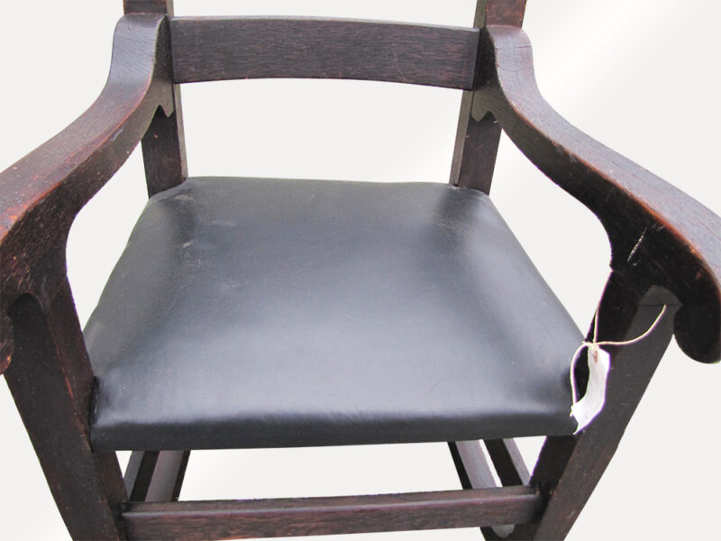 Antique Arts & Crafts McCue Large Rocker. W4212 - Image 6