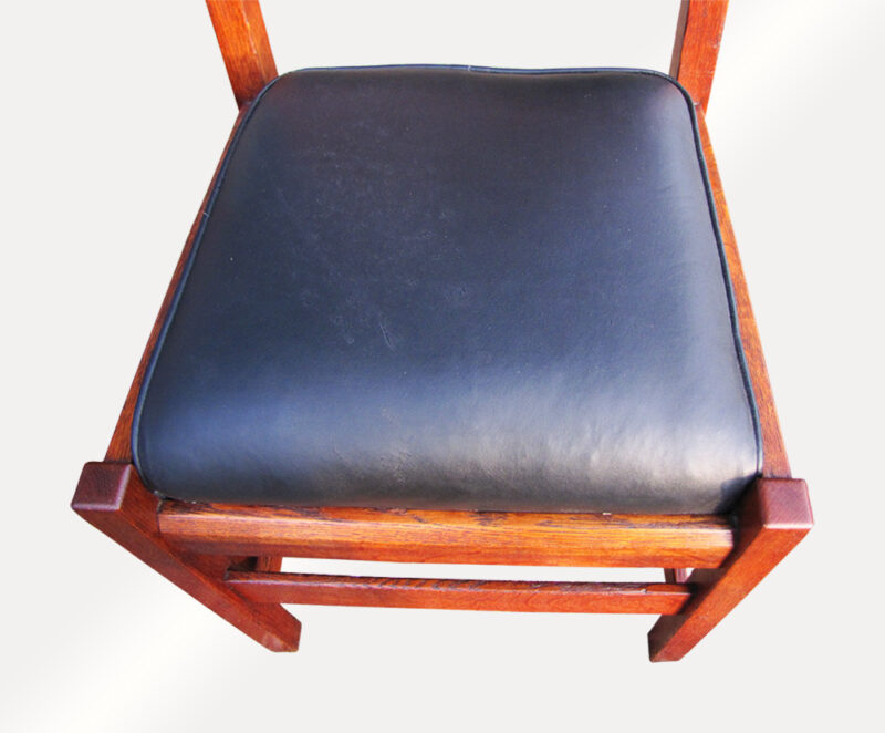 Superb set of 4 Antique L & jG Stickley dining chairs W4215 - Image 5