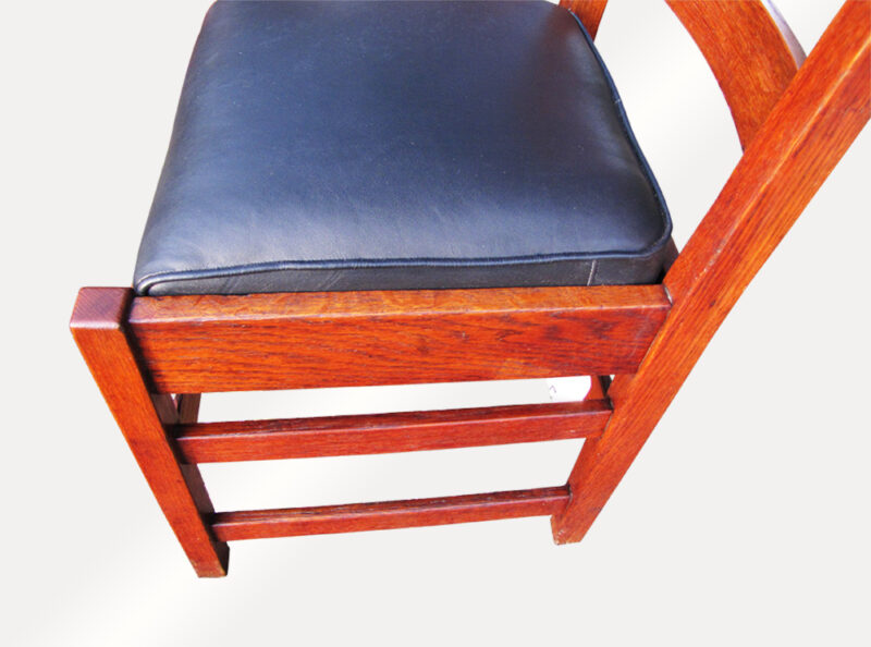 Superb set of 4 Antique L & jG Stickley dining chairs W4215 - Image 7
