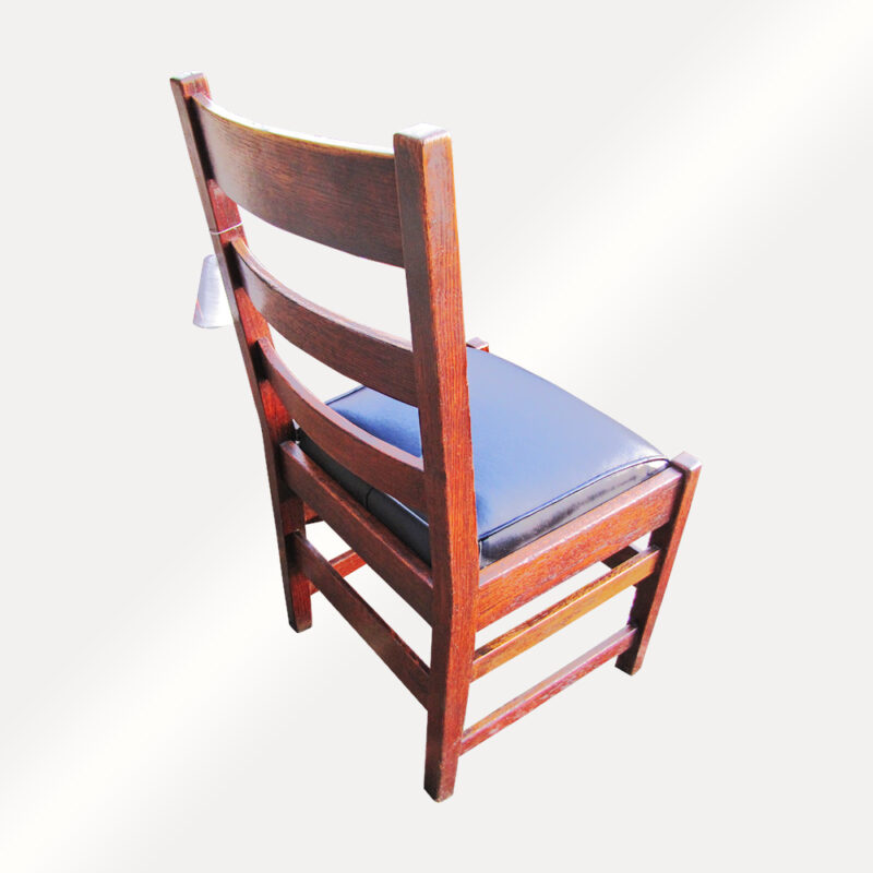 Superb set of 4 Antique L & jG Stickley dining chairs W4215 - Image 3