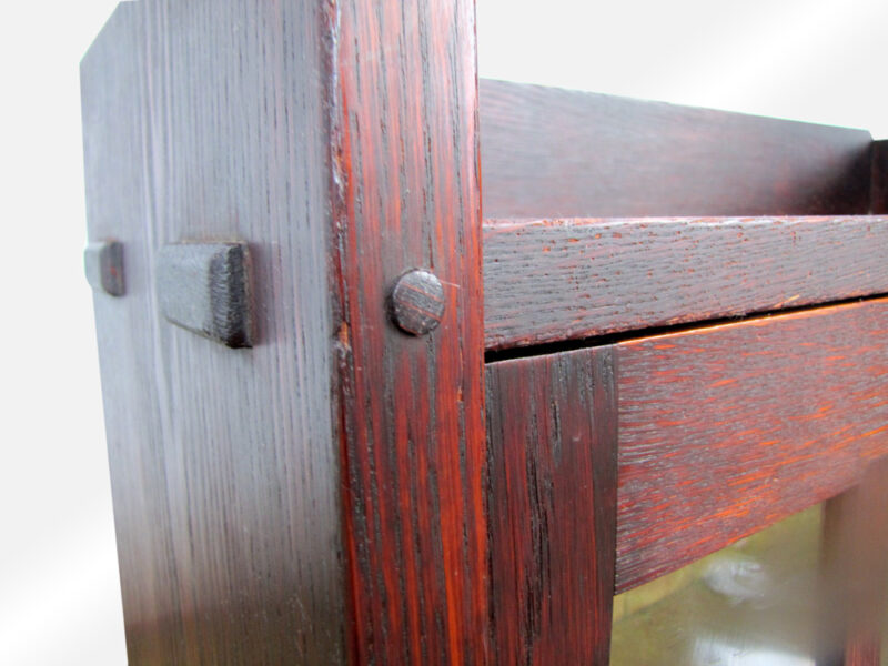 Superb Early Gustav Stickley one door bookcase w4233 - Image 11