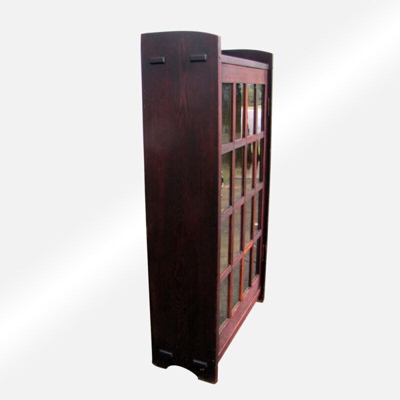 Superb Early Gustav Stickley one door bookcase w4233 - Image 3
