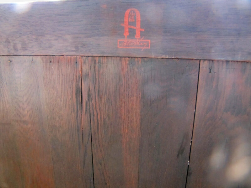 Superb Early Gustav Stickley one door bookcase w4233 - Image 5