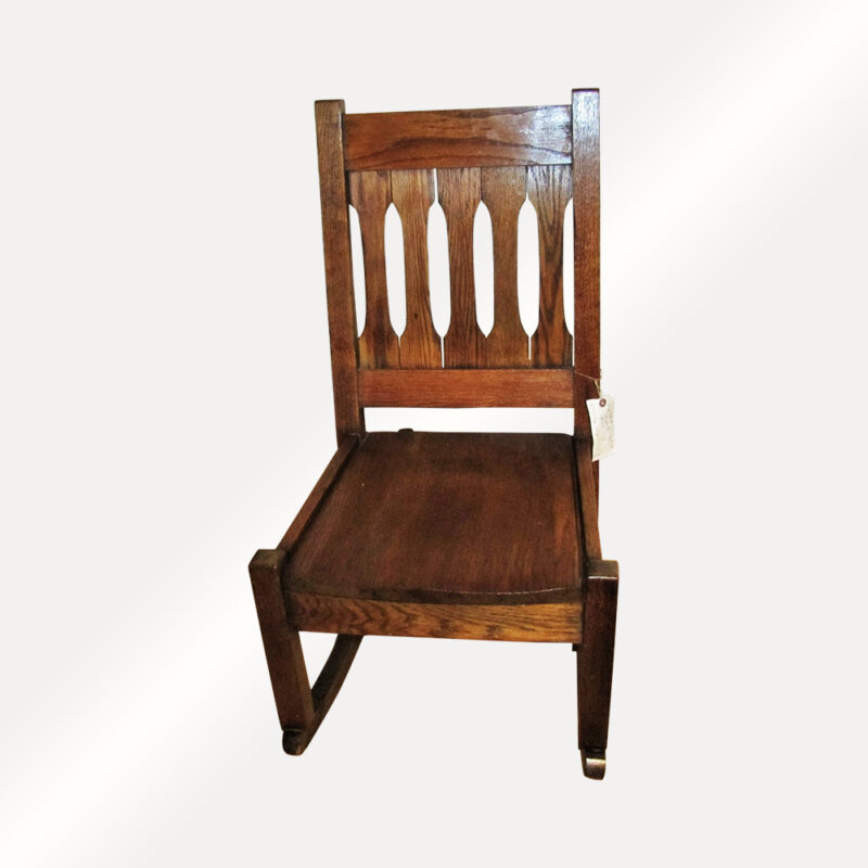 Antique Arts & Crafts Rocking Chair w4274 (Stickley Era) - Image 2
