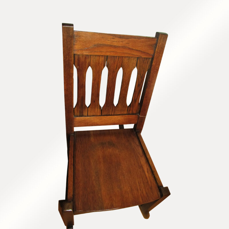 Antique Arts & Crafts Rocking Chair w4274 (Stickley Era) - Image 4