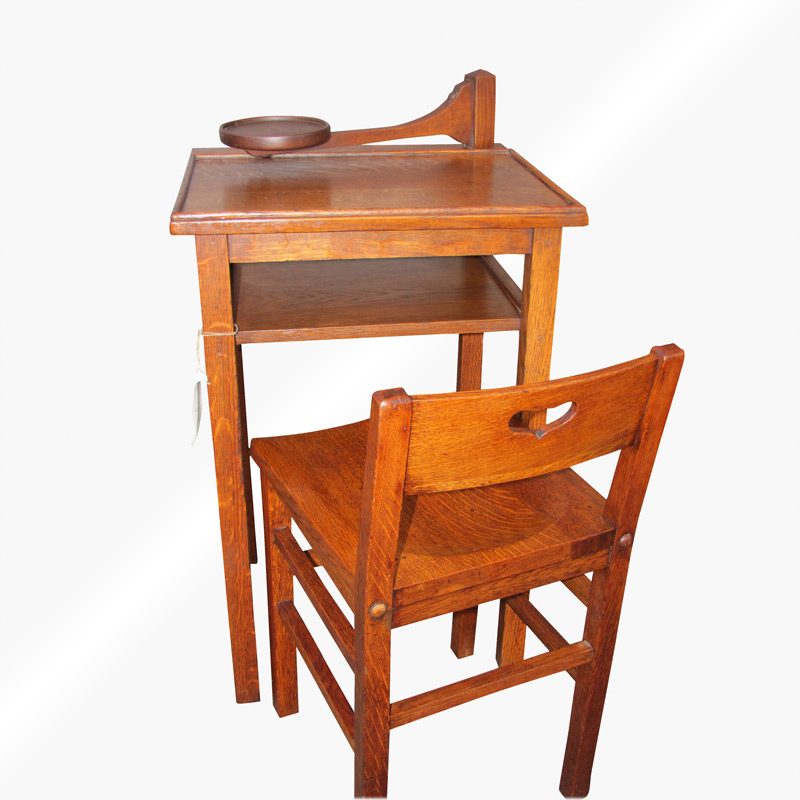 Antique Stickley Brothers Telephone Set w4334 - Image 7