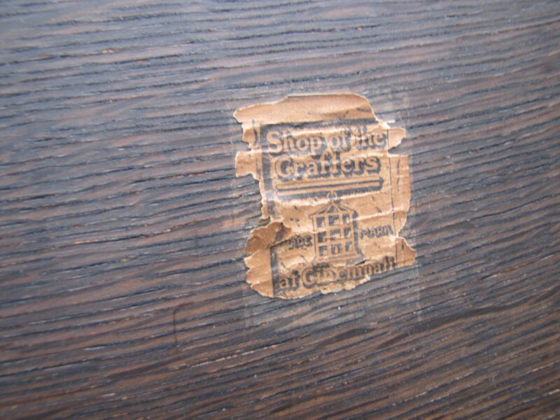 Antique RARE "Shop of the Crafter" Cabinet - SOLD - Image 13