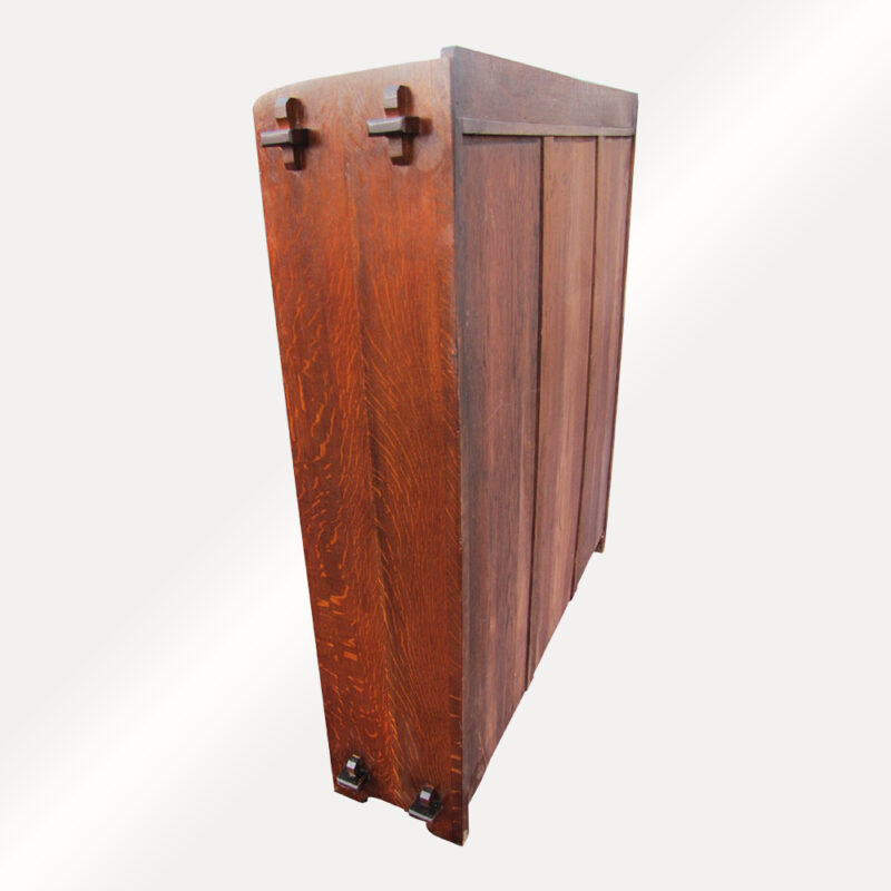 Antique L&jG Stickley Two Door Bookcase w4841 - Image 24