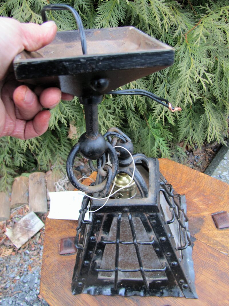 Antique Arts and Craft Lantern w4882a