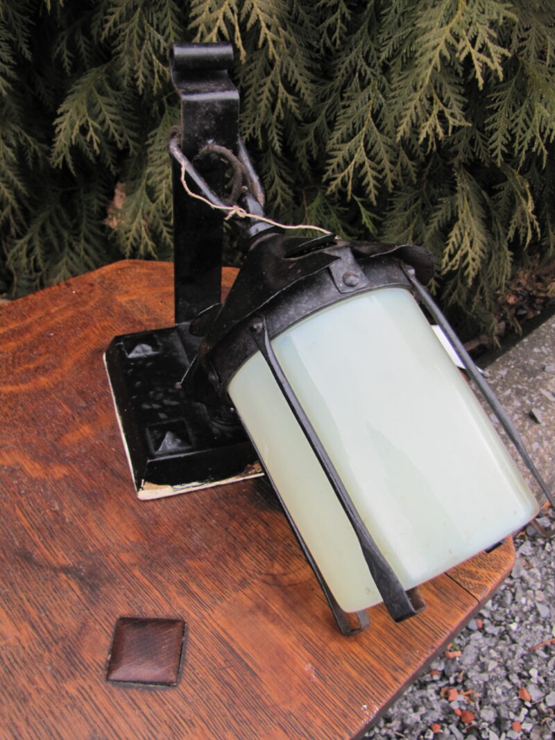Antique Art's and Craft Gustav Stickley Style Sconce w4882b - Image 4