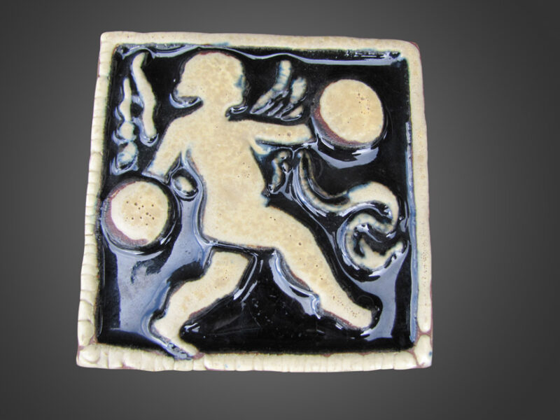 Grueby Pottery Tile W4923
