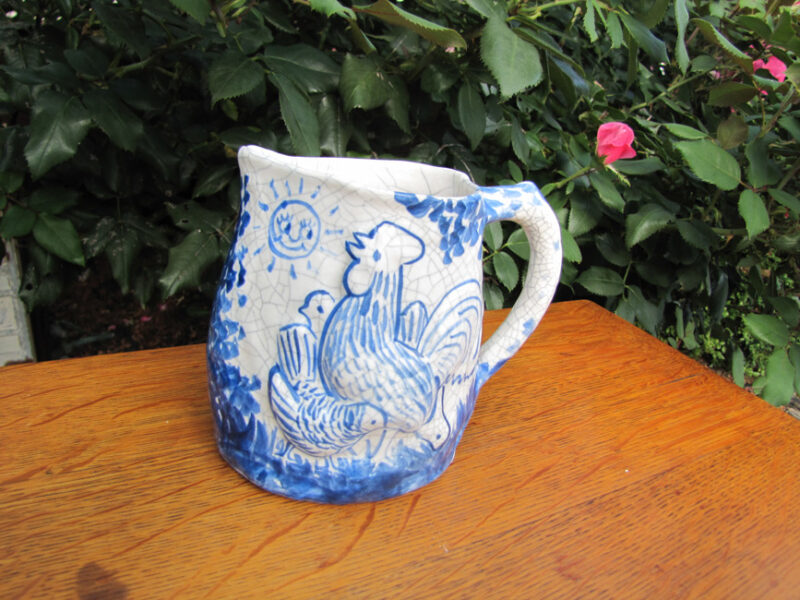 Antique Day & Knit Pitcher w4924
