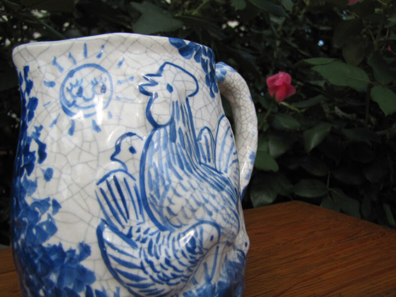 Antique Day & Knit Pitcher w4924 - Image 2