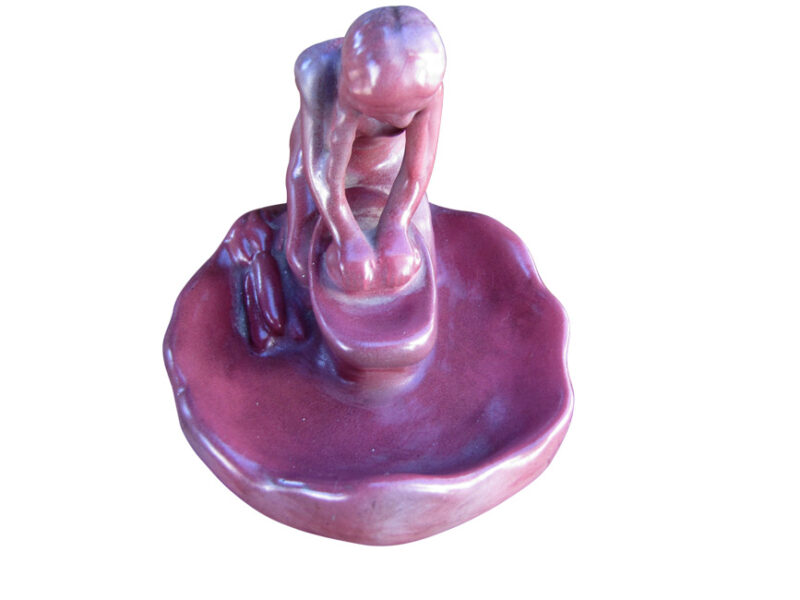 Antique Van Brigle Statue w4926 - Image 2