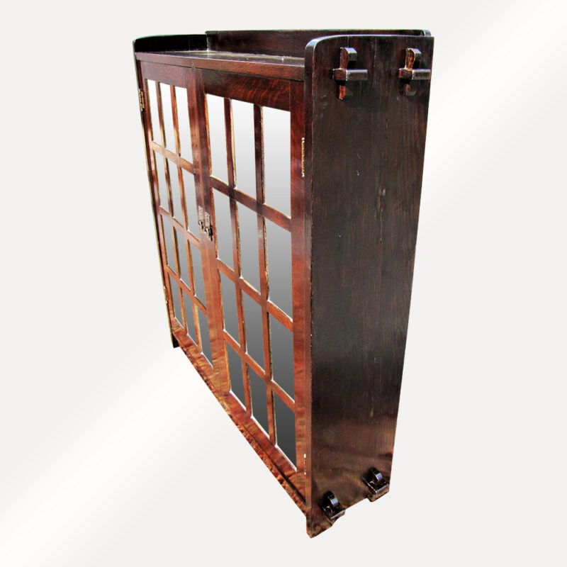 Antique Two Door L&jG Stickley Bookcase w5010 - Image 5