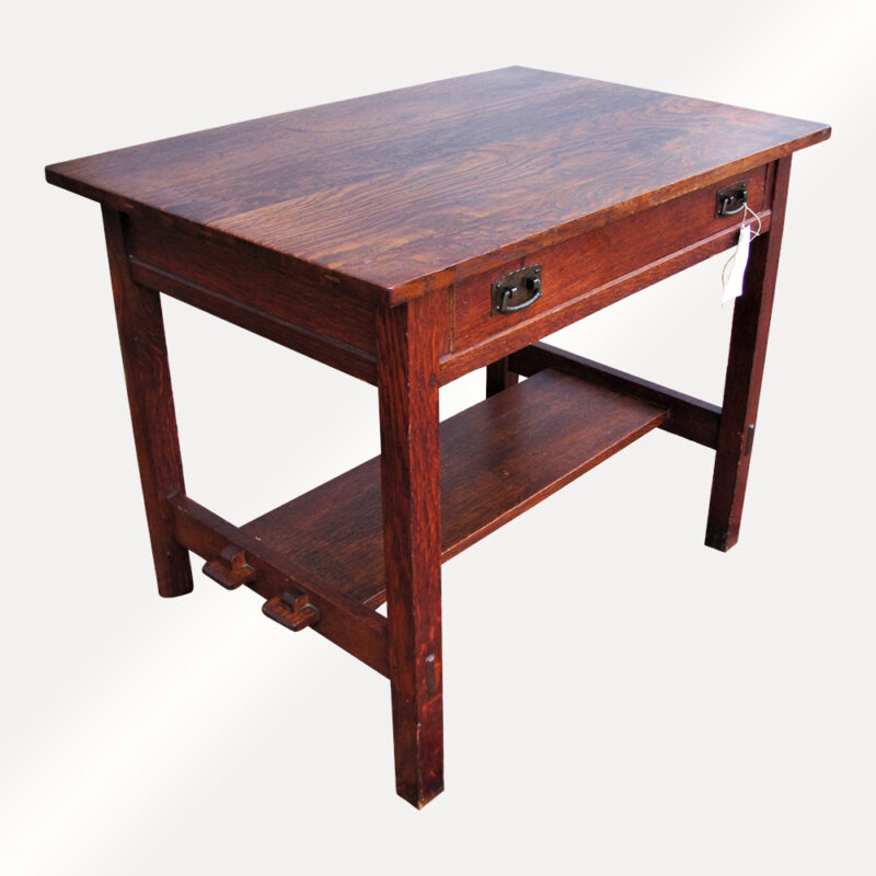 Early Antique L&jG Stickley Desk w5049 RARE SIZE - Image 6