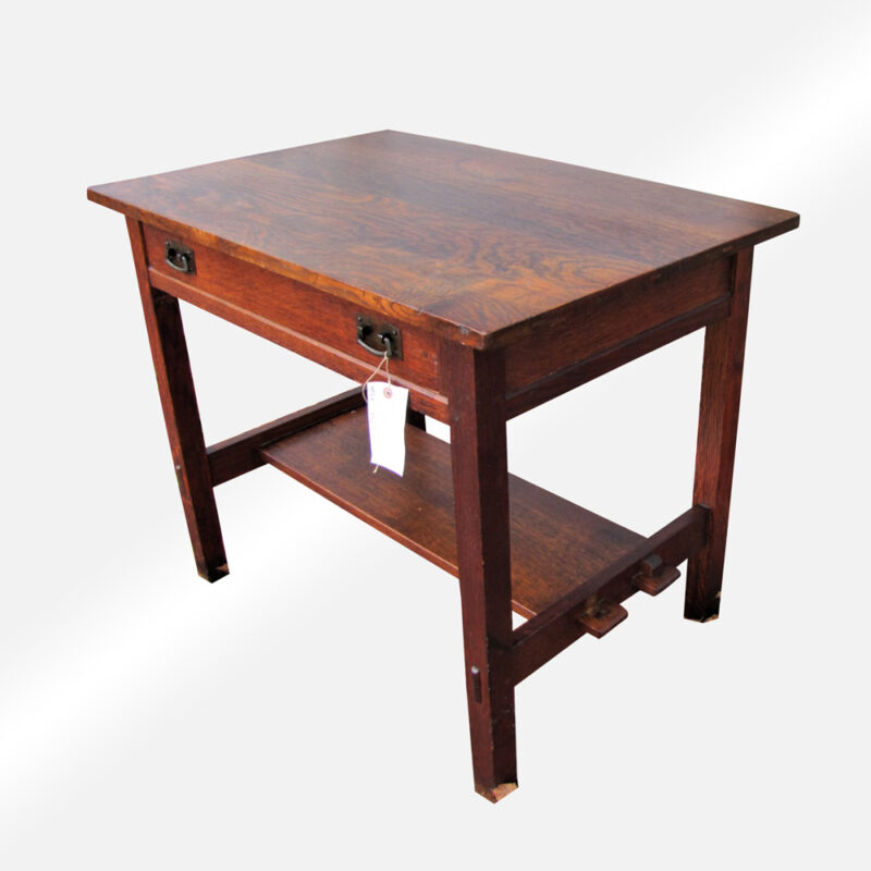 Early Antique L&jG Stickley Desk w5049 RARE SIZE - Image 3