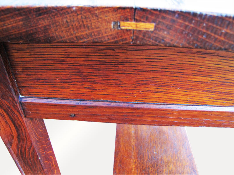 Early Antique L&jG Stickley Desk w5049 RARE SIZE - Image 7