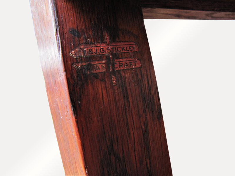 Early Antique L&jG Stickley Desk w5049 RARE SIZE - Image 13