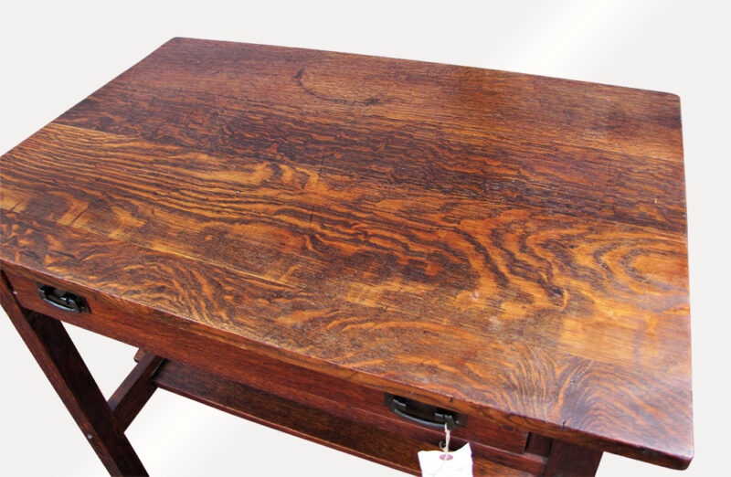 Early Antique L&jG Stickley Desk w5049 RARE SIZE - Image 4