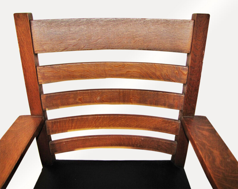 Superb Pair of Antique Arts & Crafts Armchairs w5054 (Stickley Era) - Image 5