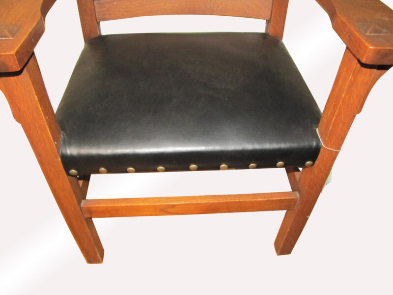 Superb Pair of Antique Arts & Crafts Armchairs w5054 (Stickley Era) - Image 15
