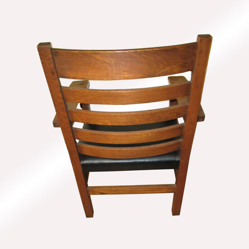 Superb Pair of Antique Arts & Crafts Armchairs w5054 (Stickley Era) - Image 4