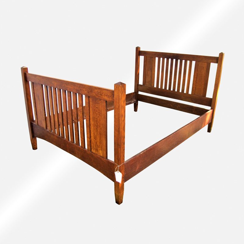 Antique Arts & Crafts/ Mission Stickley Brothers Full Size Bed w5073