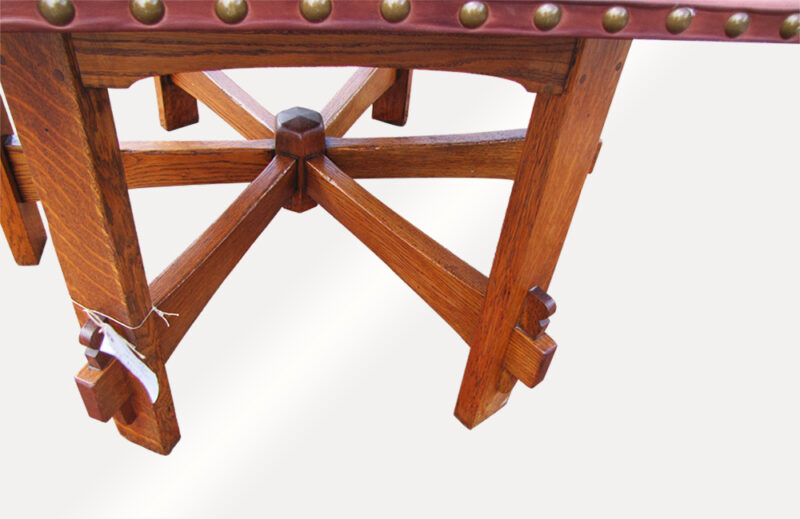 Superb Antique L&jG Stickley Hexagon Table. W5098 - Image 6