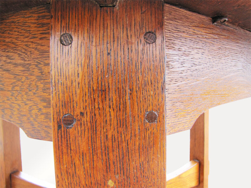 Superb Antique L&jG Stickley Hexagon Table. W5098 - Image 8