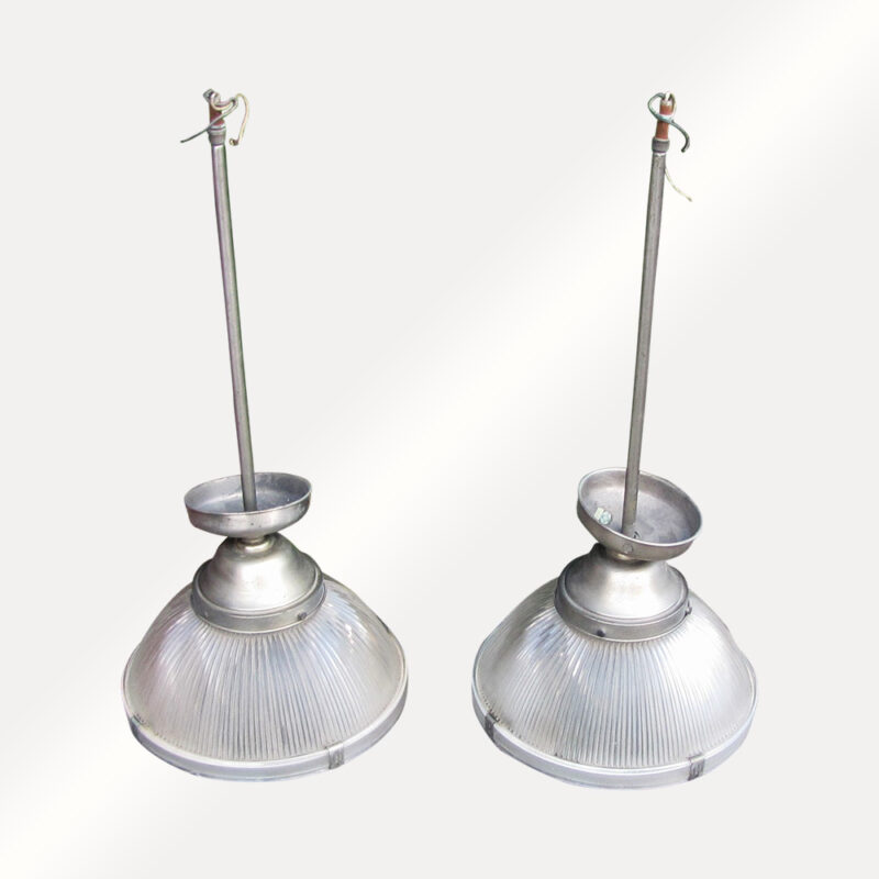 Set of 3 Vintage Industrial Lights W5112