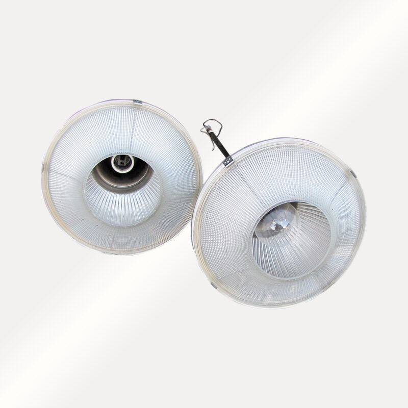 Set of 3 Vintage Industrial Lights W5112 - Image 3
