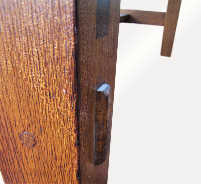 Antique Limbert Library Table with Inlay w5116 - Image 11